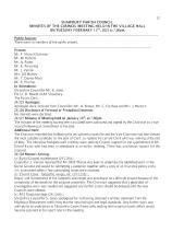Shawbury Council -February 11th 2025  minutes